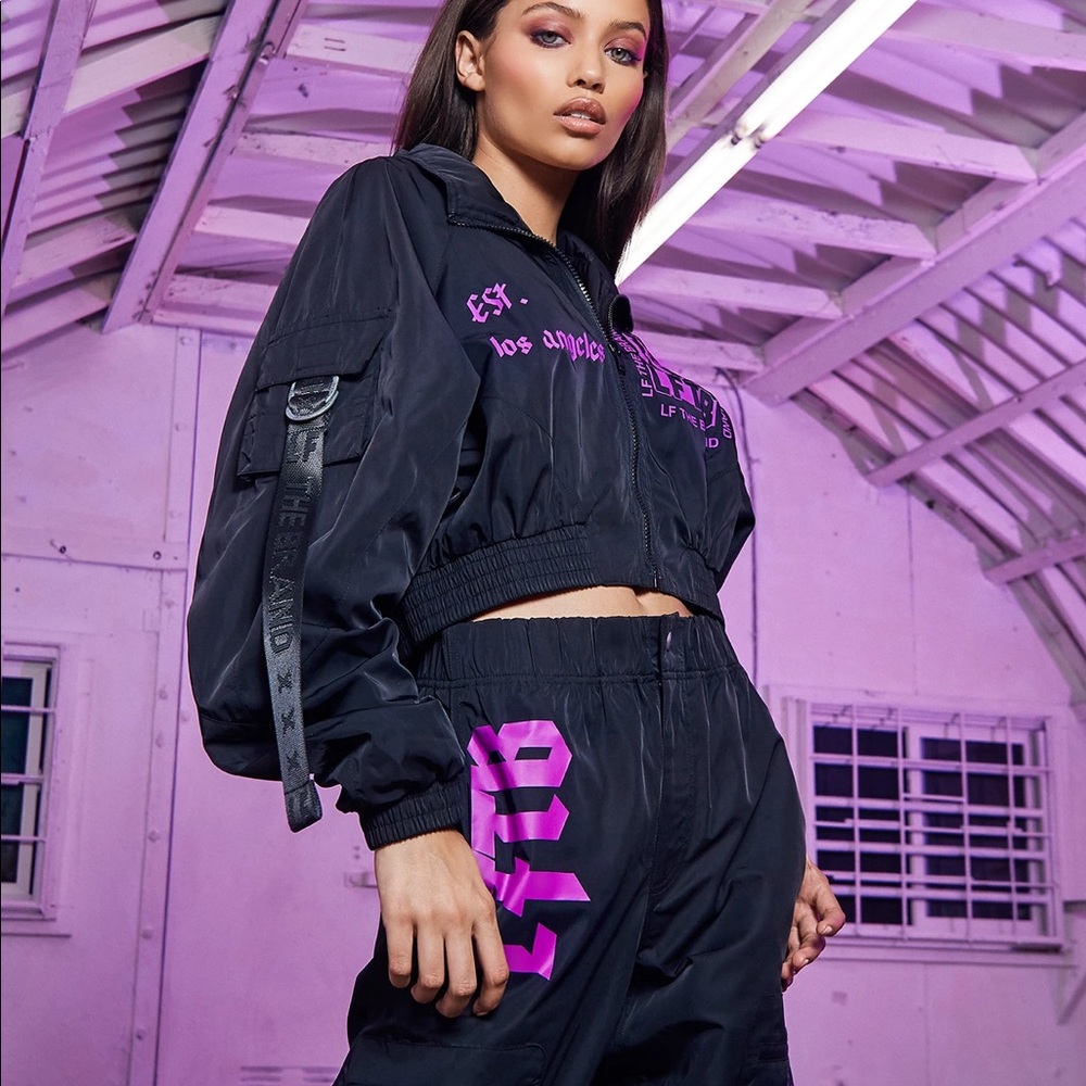LF the brand cropped jacket